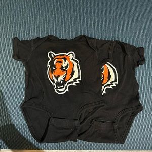 Cincinnati Bengals onesies (2)